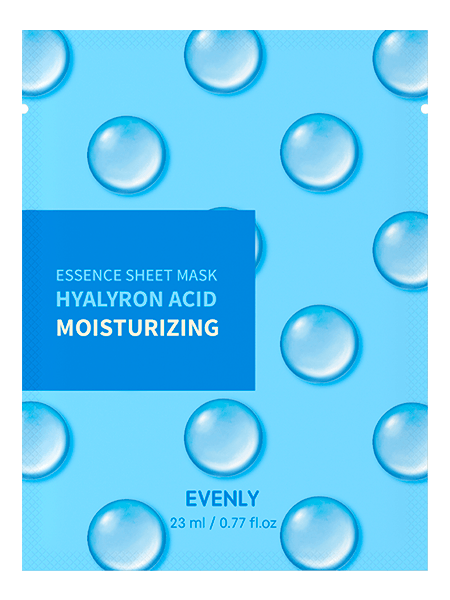 Тканевая маска с гиалуроновой кислотой Evenly Essence Sheet Mask Hyaluronic Acid