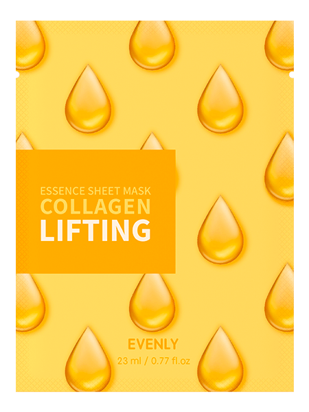 Тканевая маска с коллагеном Evenly Essence Sheet Mask Collagen